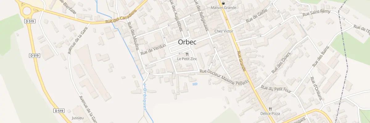 Plan du 3 Pl Mal Foch à Orbec