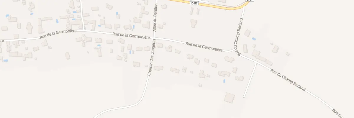 Plan du 13 Rue de la Germonière à Montamisé