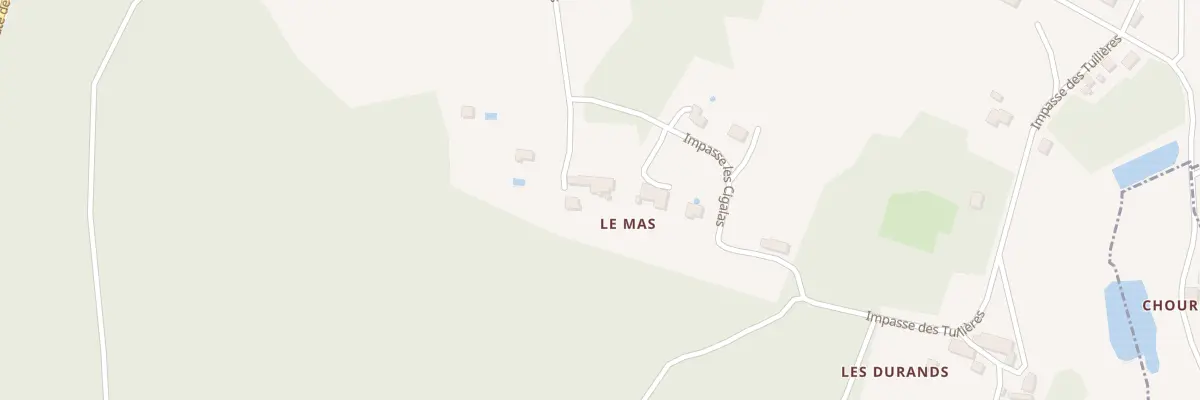 Plan du 90 Le Mas à Bourgnac