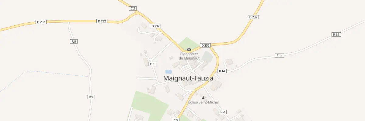 Plan du 4 Pl du Village à Maignaut-Tauzia