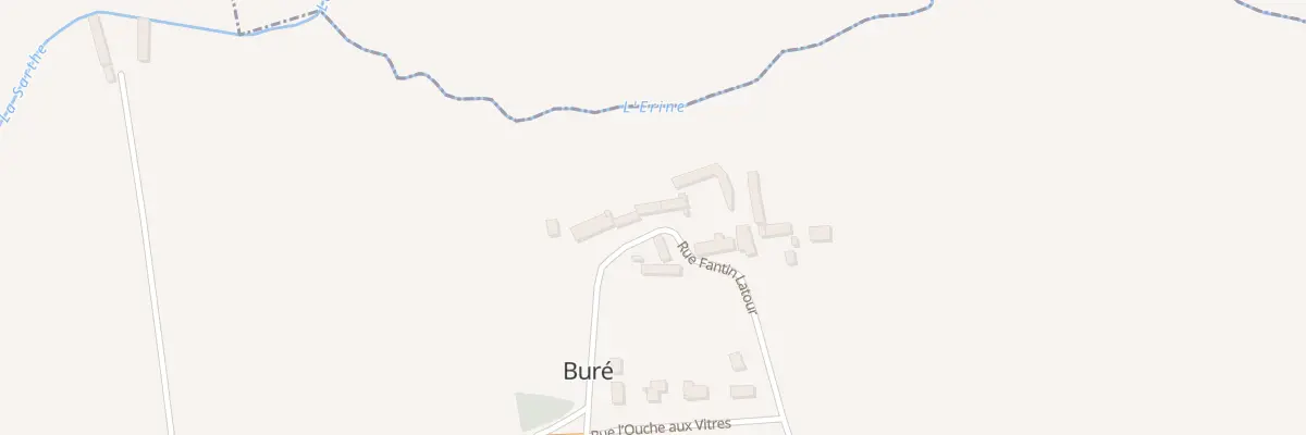 Plan du 9 Rue Fantin Latour à Buré