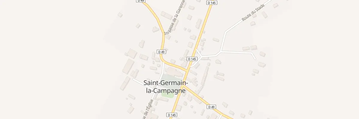 Plan du 2 Rte Courtonne Les Deux Eglise à Saint-Germain-la-Campagne
