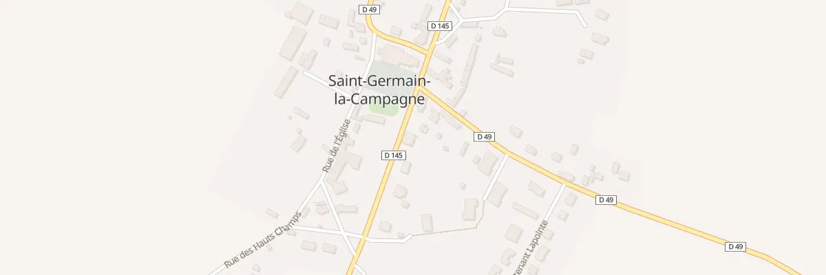 Plan du 3 Rte d’Orbec à Saint-Germain-la-Campagne