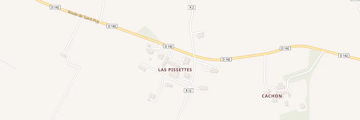 Plan du 1438 Rte de Saint Puy à Maignaut-Tauzia