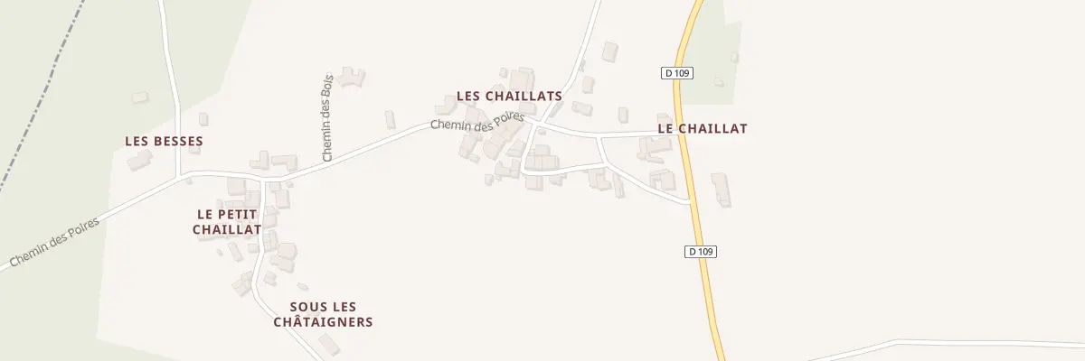 Plan du 143 Rue des Chaillats à Saint-Germain-de-Montbron
