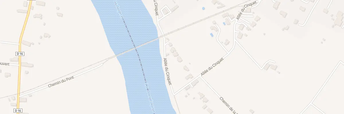Plan du 31 All du Cinquet à Prigonrieux
