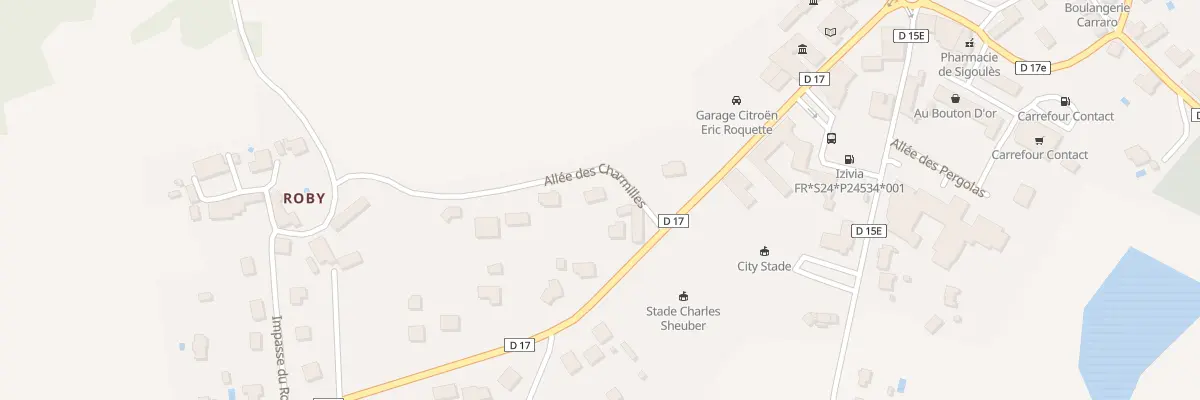 Plan du 45 All des Charmilles à Sigoulès-et-Flaugeac