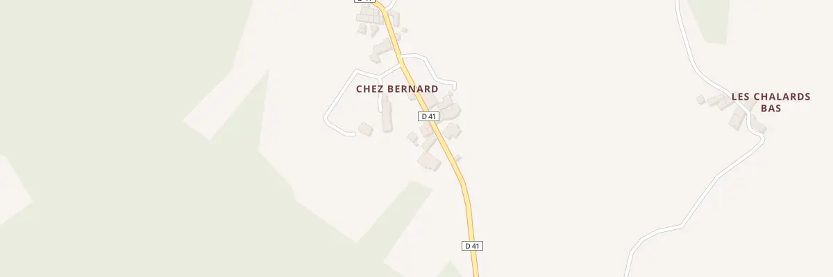 Plan du 5045 Chez Bernard à Combiers