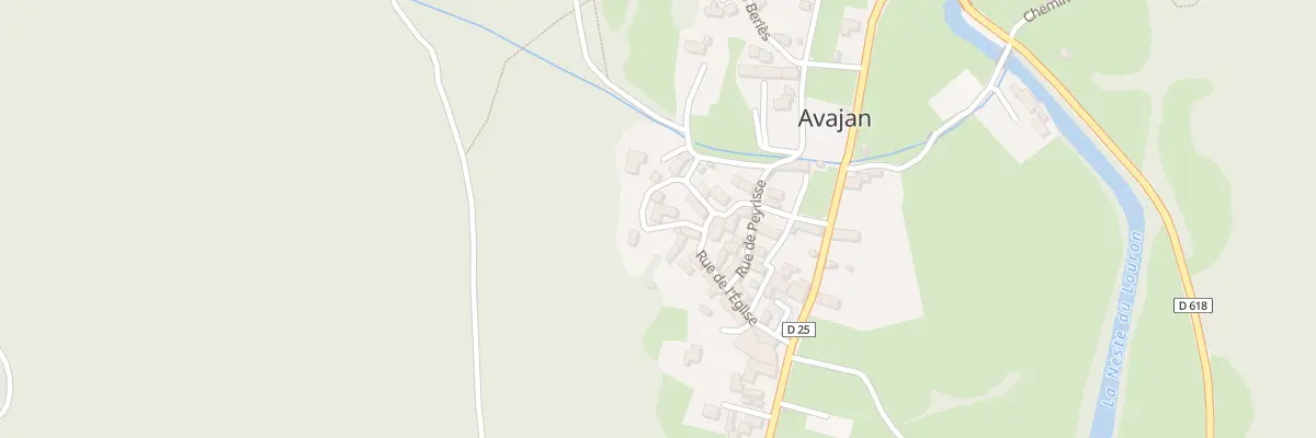 Plan du 1 Rue de Monge à Avajan