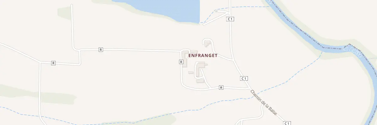 Plan du 5033 A Enfranget à Estipouy