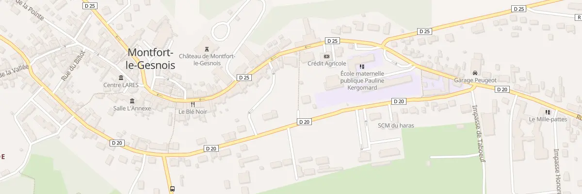 Plan du 8B Rue du Haras à Montfort-le-Gesnois