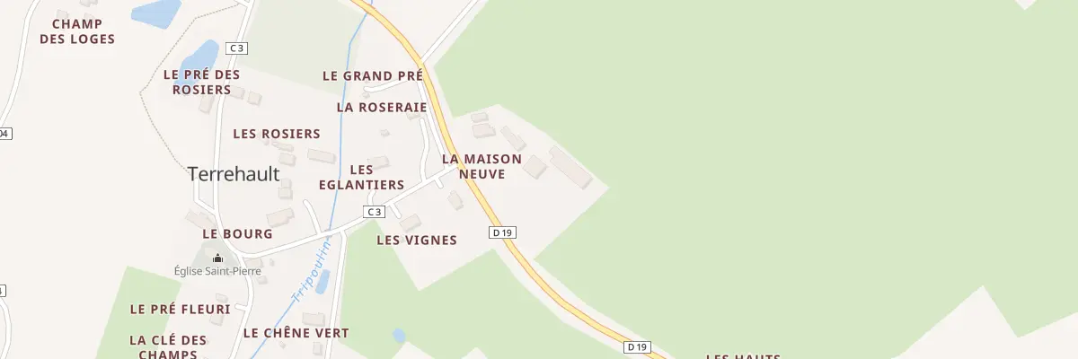 Plan du 5013 La Maison Neuve à Terrehault