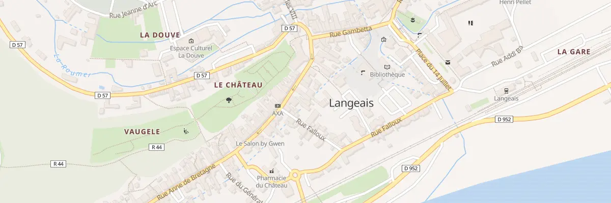 Plan du 9 Rue Anne de Bretagne à Langeais