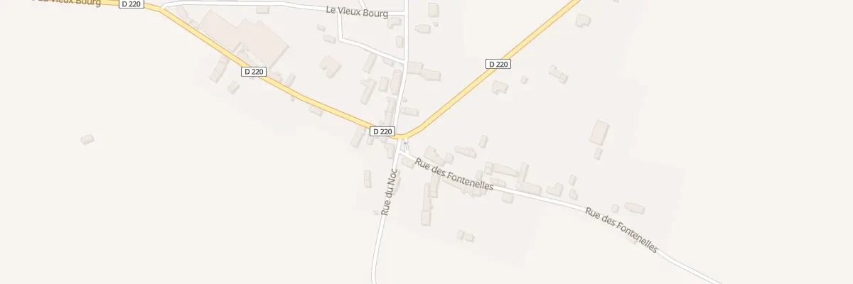 Plan du 2 Rue des Fontenelles à Échauffour