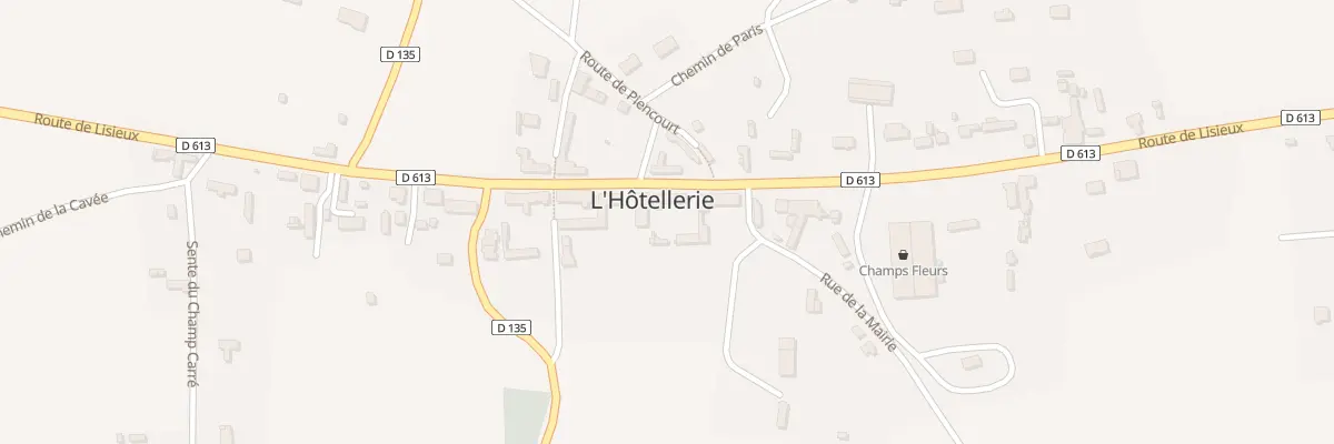 Plan du 27 N Rn 13 à L’Hôtellerie