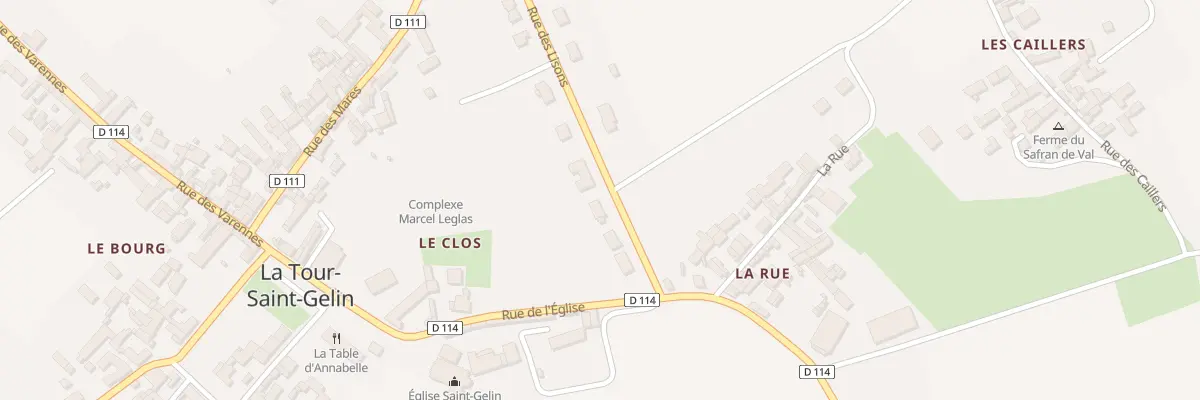 Plan du 14 Rue des Lisons à La Tour-Saint-Gelin