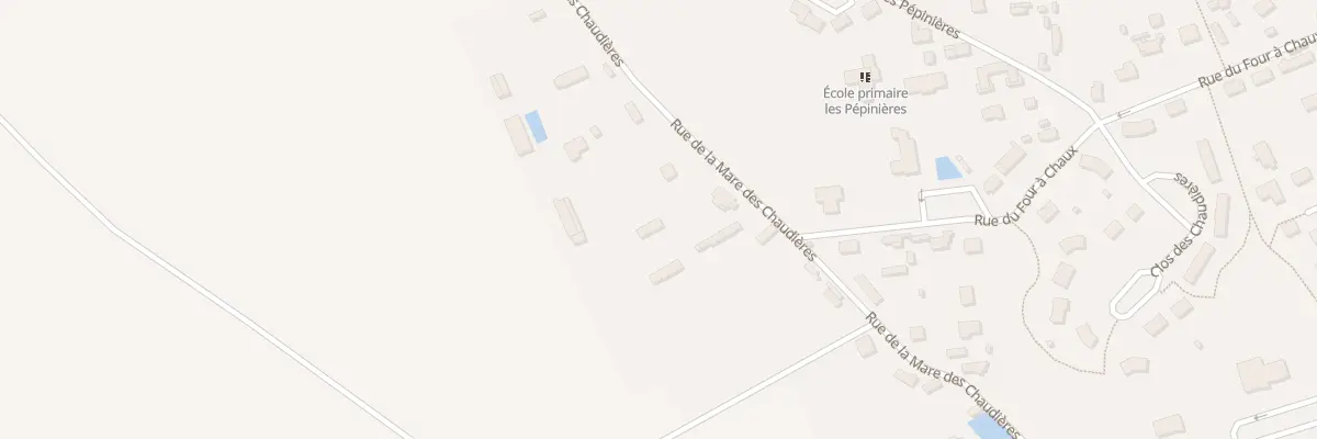 Plan du 723 Rue de la Mare des Chaudières à La Cerlangue