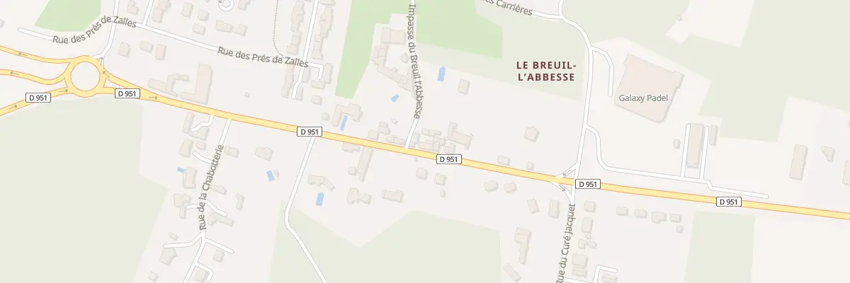 Plan du 951 Rte de Chauvigny à Mignaloux-Beauvoir