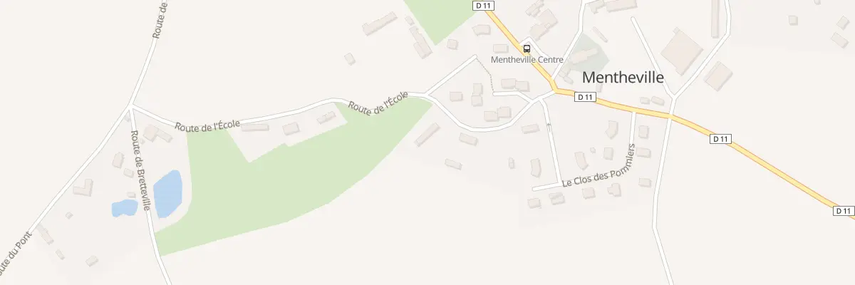 Plan du 5023 Mentheville Village à Mentheville