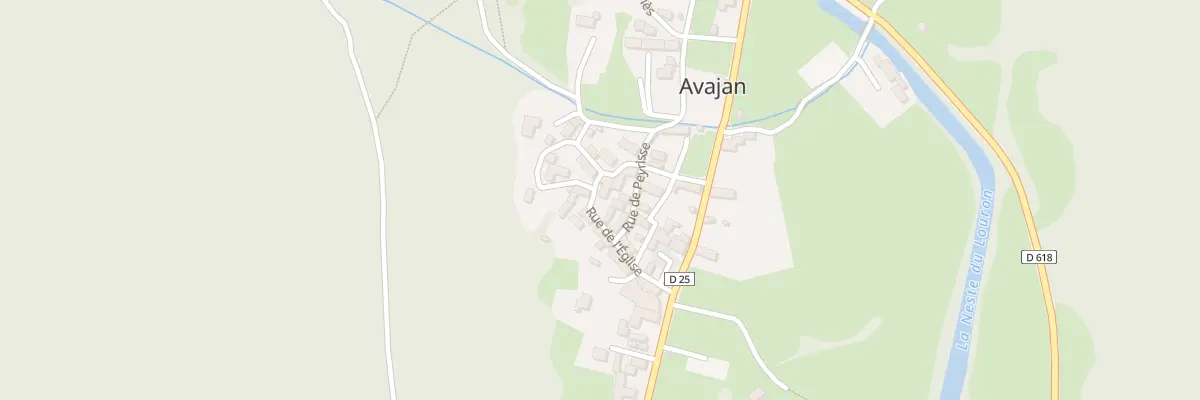 Plan du 9 Rue de l’Eglise à Avajan