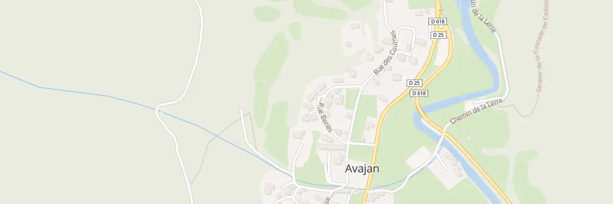Plan du 14 Rue Béries à Avajan