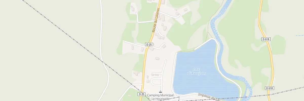 Plan du 40 Rte du Louron à Avajan