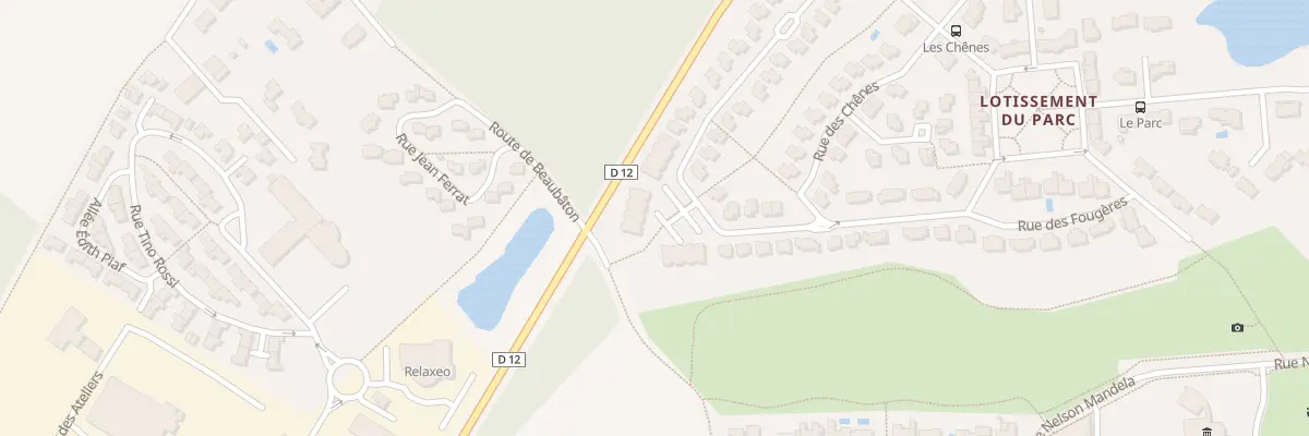 Plan du 26 Rue des Fougères à Mignaloux-Beauvoir