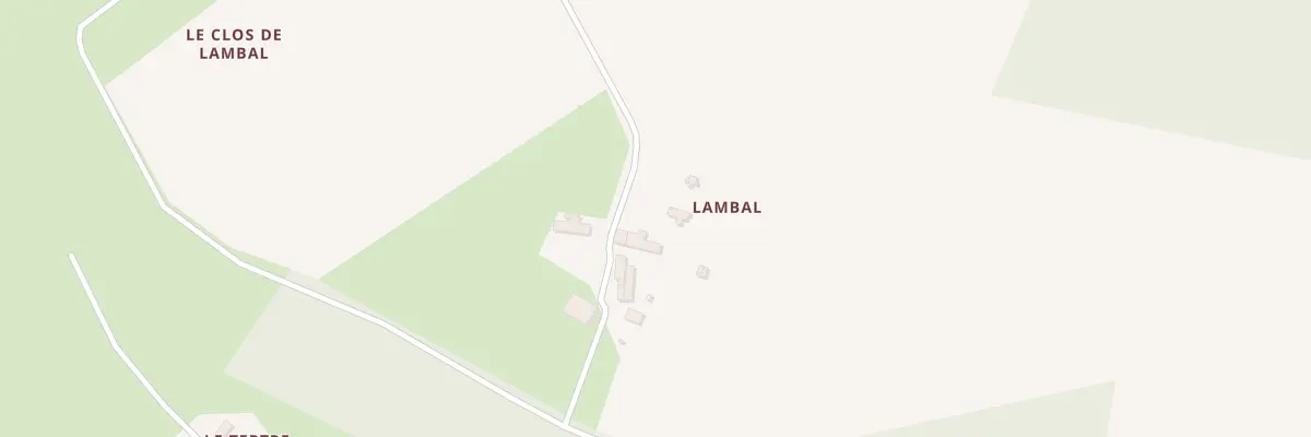 Plan du 1 Lambal à Saint-Pierre-de-Chevillé
