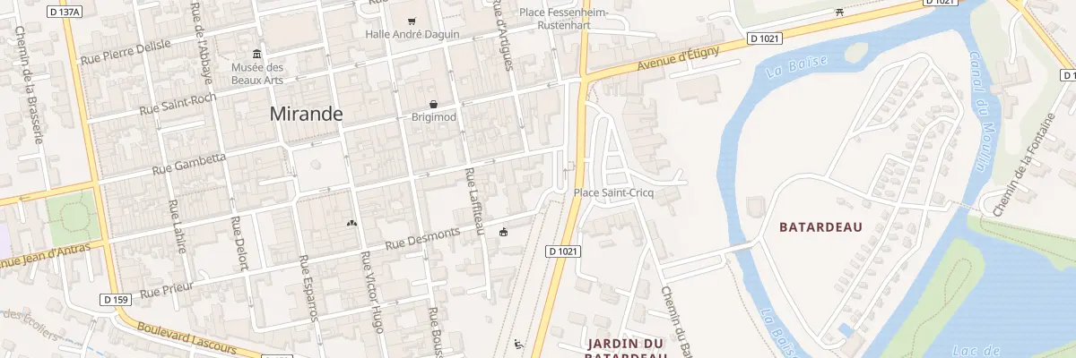 Plan du 11 Rue Desmonts à Mirande