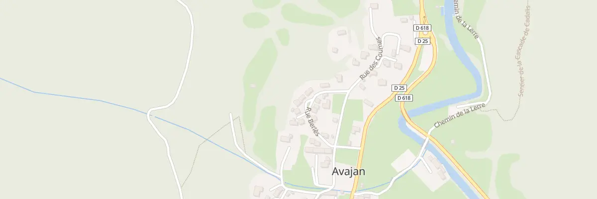 Plan du 5062 Beries à Avajan