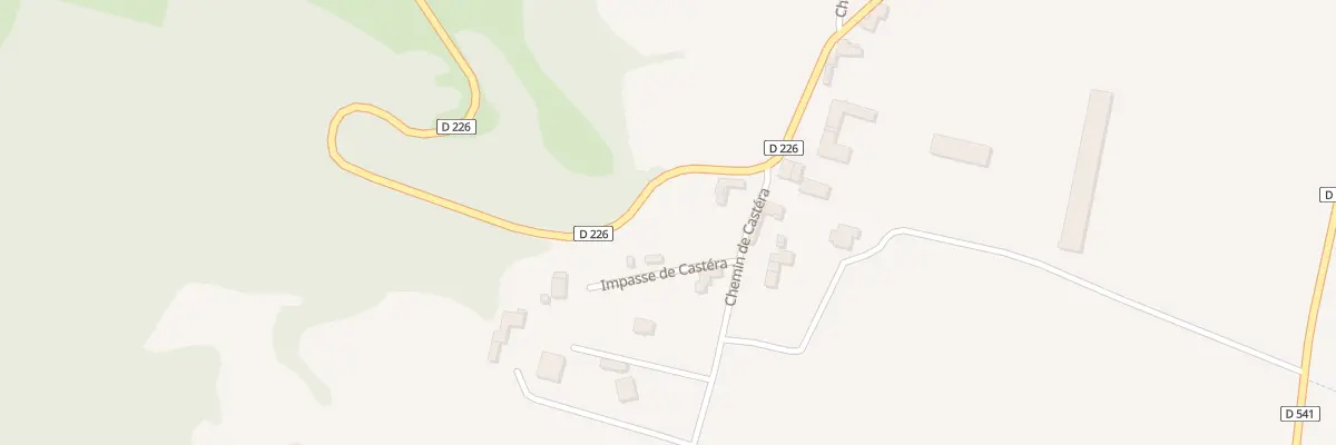 Plan du 5077 Castera à Duffort