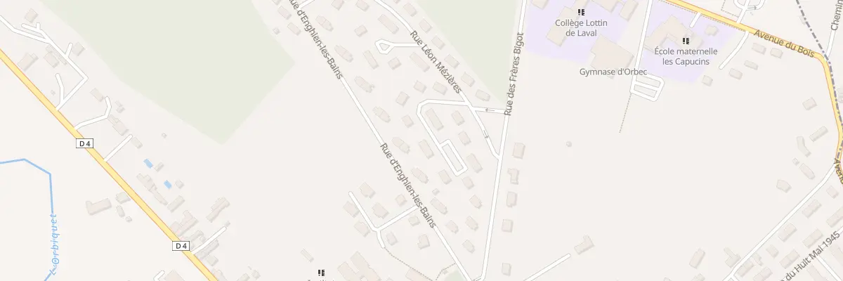 Plan du 19 Rue Léon Mezières à Orbec