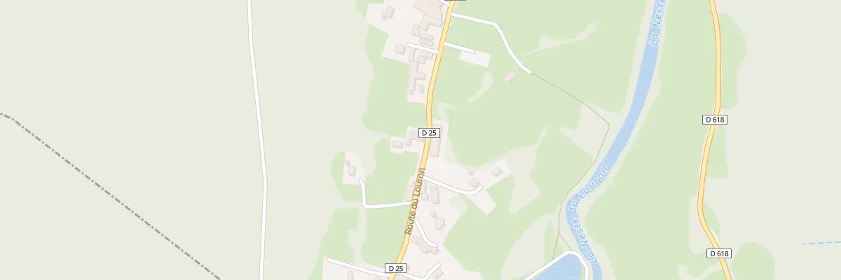 Plan du 33 Rte du Louron à Avajan