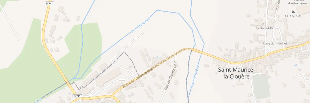 Plan du 1 L’Ancienne Cure à Saint-Maurice-la-Clouère