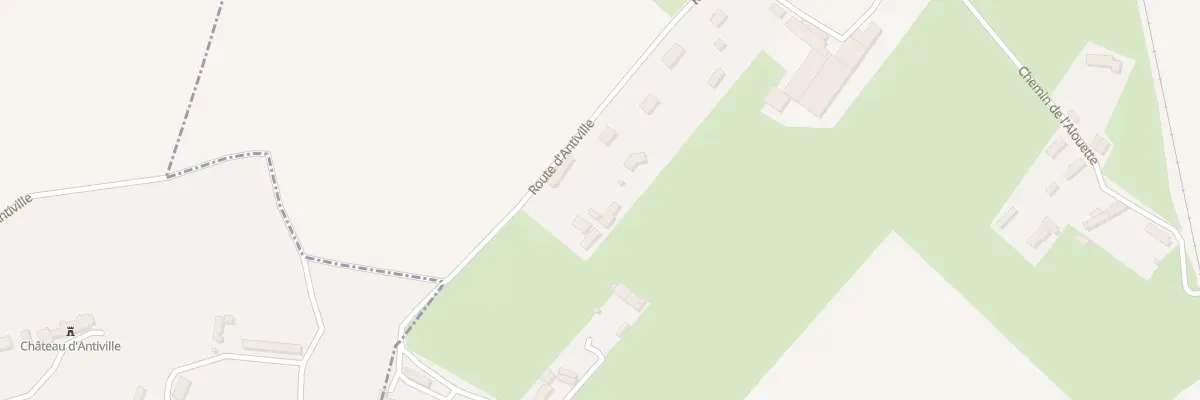Plan du 1051 Rte d’Antiville à Grainville-Ymauville