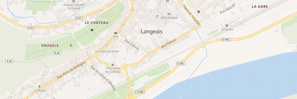 Plan du 10 Rue Falloux à Langeais