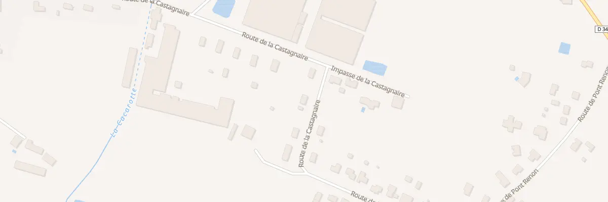 Plan du 36 Rte de la Castagnaire à Prigonrieux