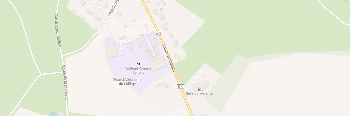 Plan du 25 Rte de Châtain à Charroux