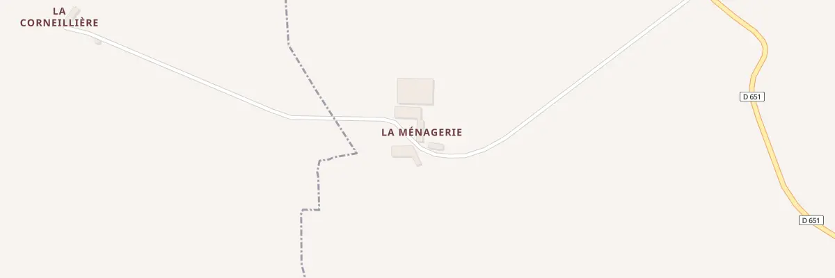 Plan du 1  à Saint-Quentin-de-Blavou