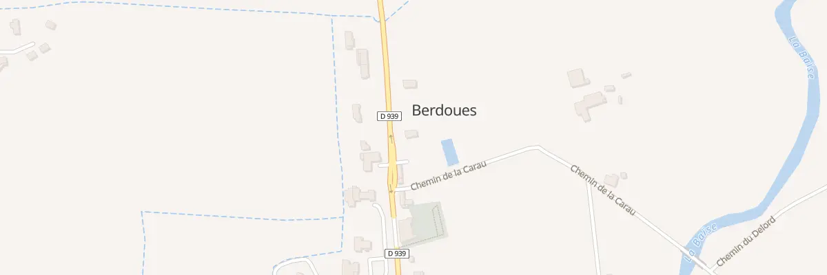 Plan du 230 Rte de Mirande à Berdoues
