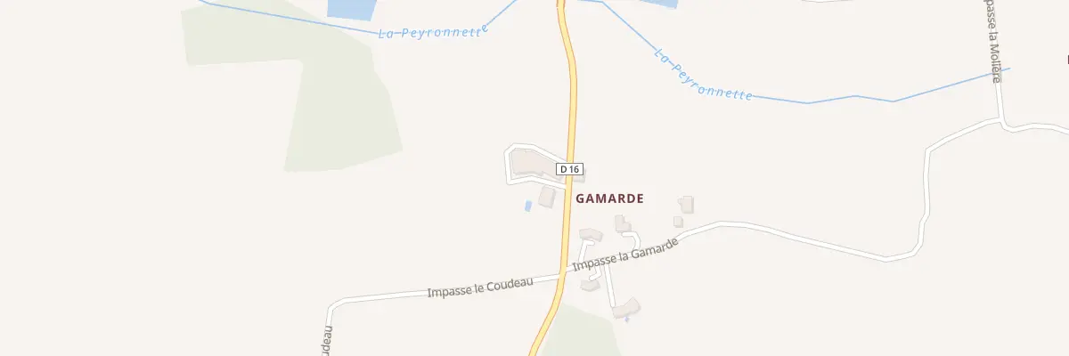 Plan du 15 Gamarde à Pomport