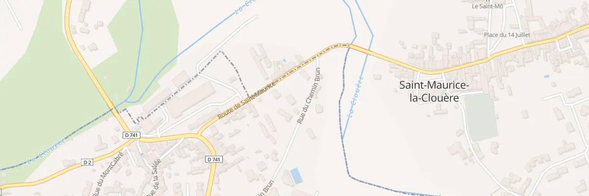 Plan du 5553 Rue du Chemin Brun à Gençay