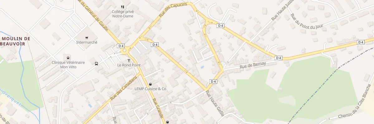 Plan du 21 Rue de la République à Orbec