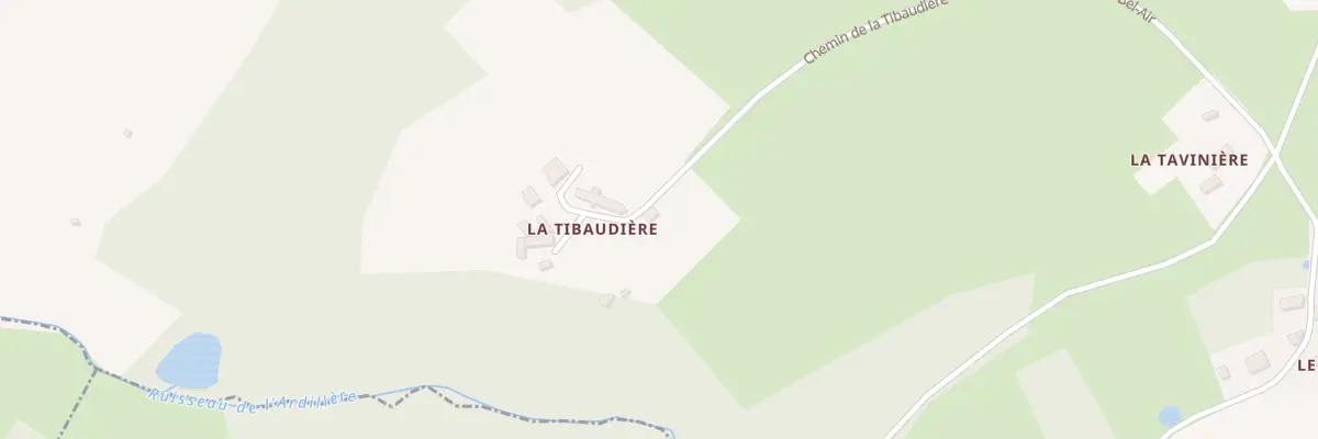Plan du 56 La Tibaudiere à Brèches