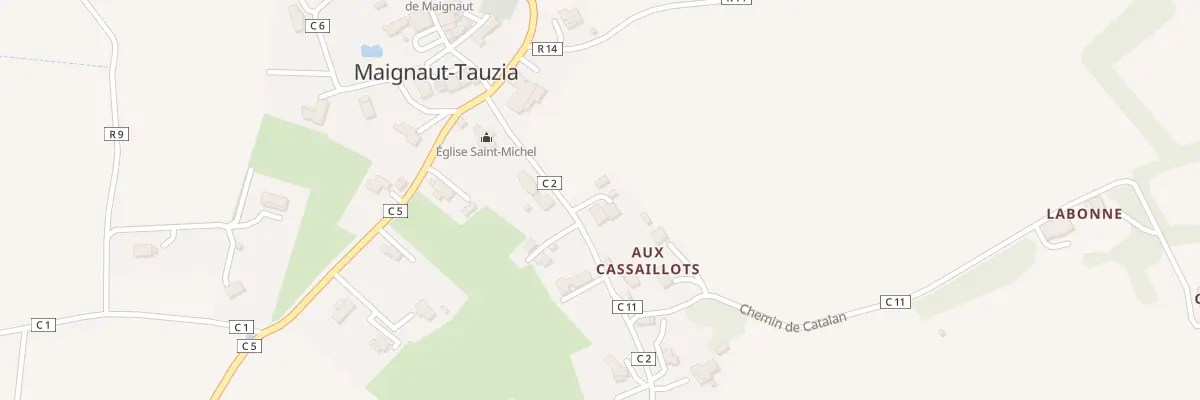 Plan du 125 Chem de Larrouy à Maignaut-Tauzia