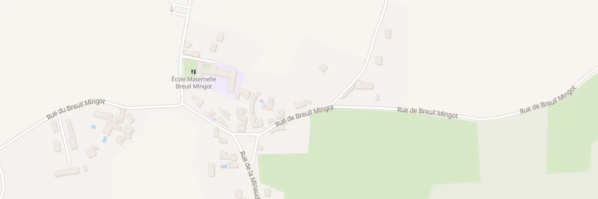 Plan du 127 Rue du Breuil Mingot à Poitiers