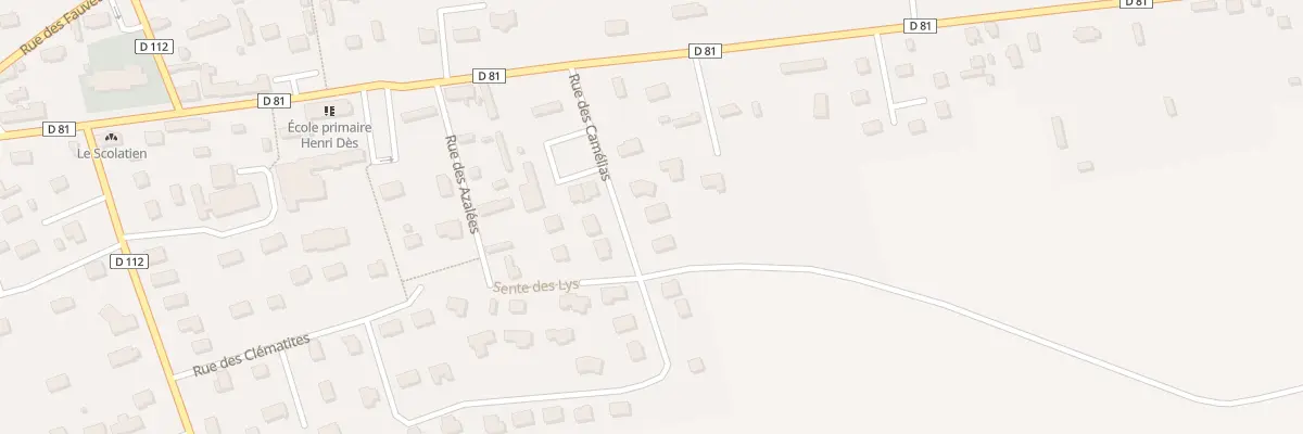 Plan du 3 Rue des Camélias à La Remuée