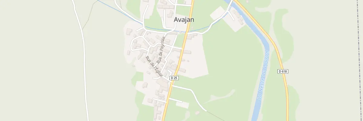 Plan du 5030 Coureyes à Avajan