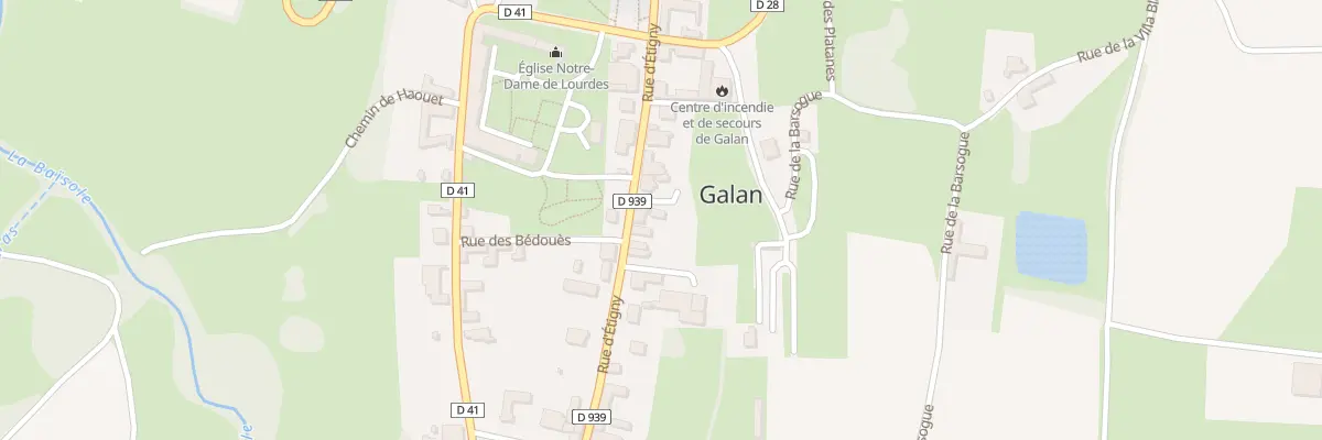 Plan du 35 Rue d’Etigny à Galan