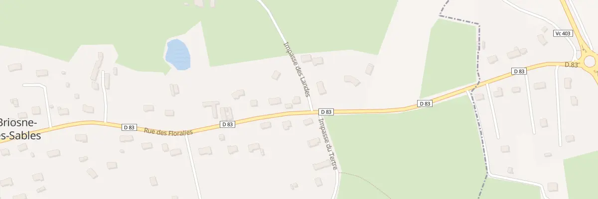 Plan du 4 Rue des Floralies à Briosne-lès-Sables